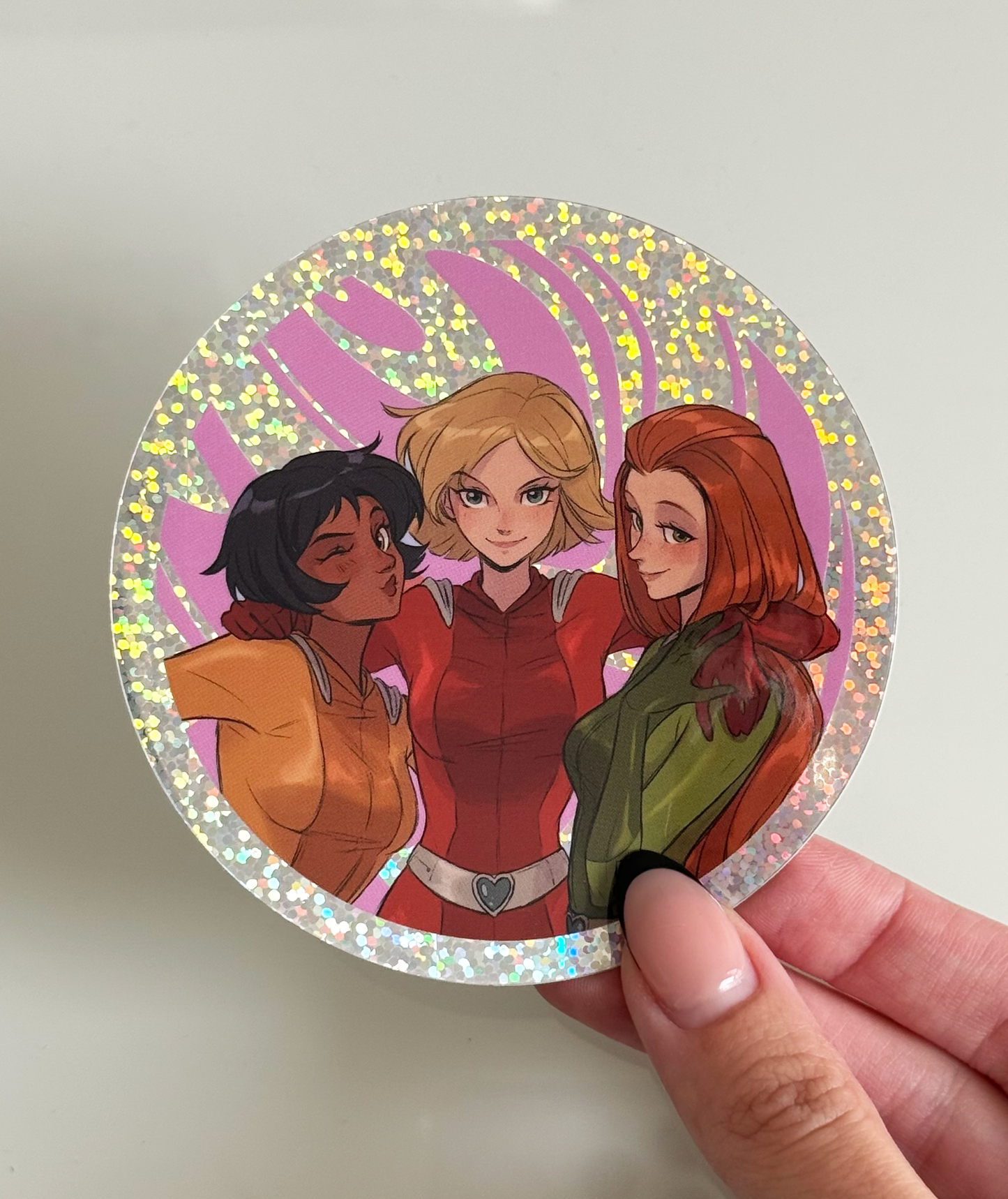 ✧ Totally Spies "Glitter" STICKER ✧