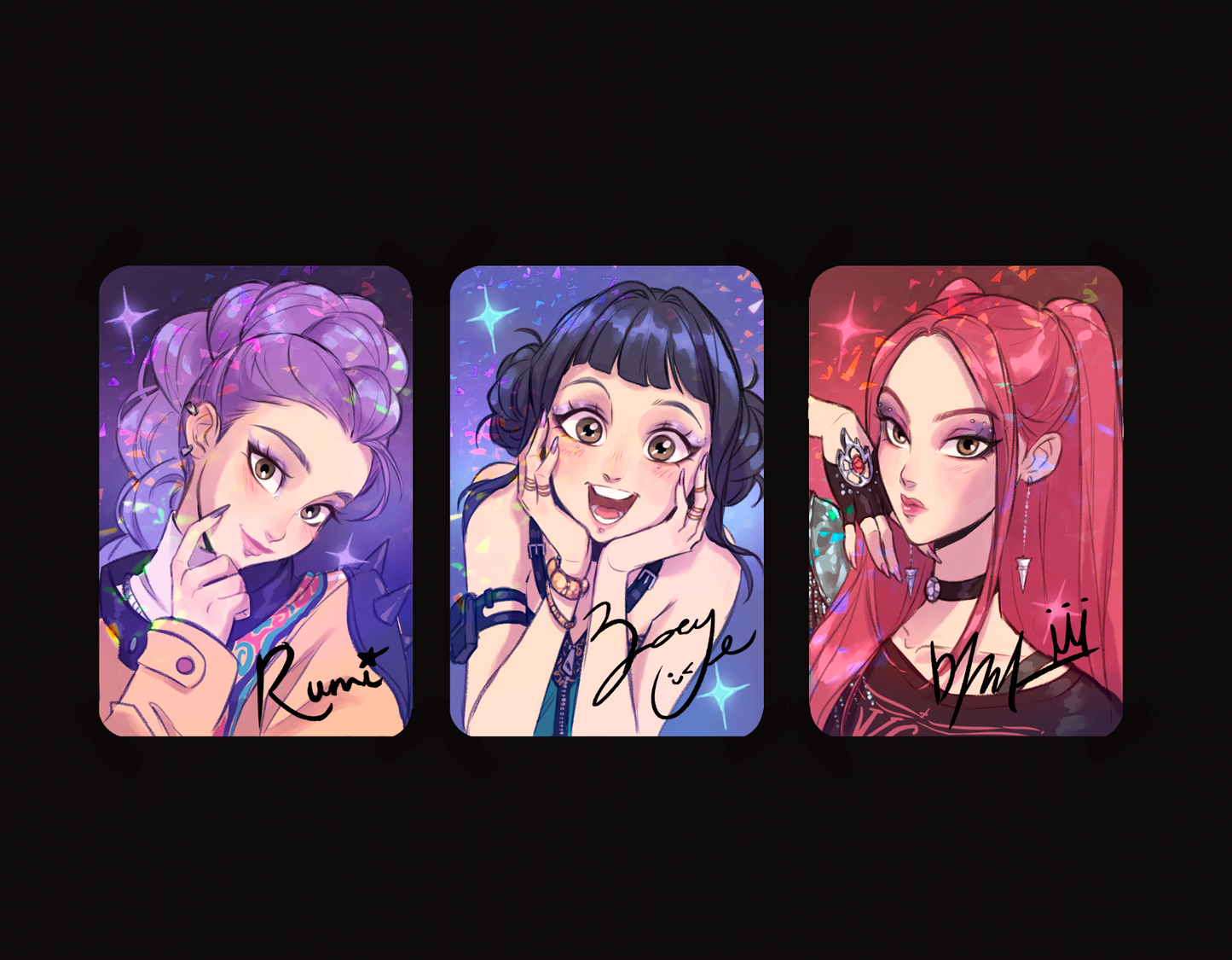 ✧ K-Pop Demon Hunters PHOTOCARDS + PRINTS ✧