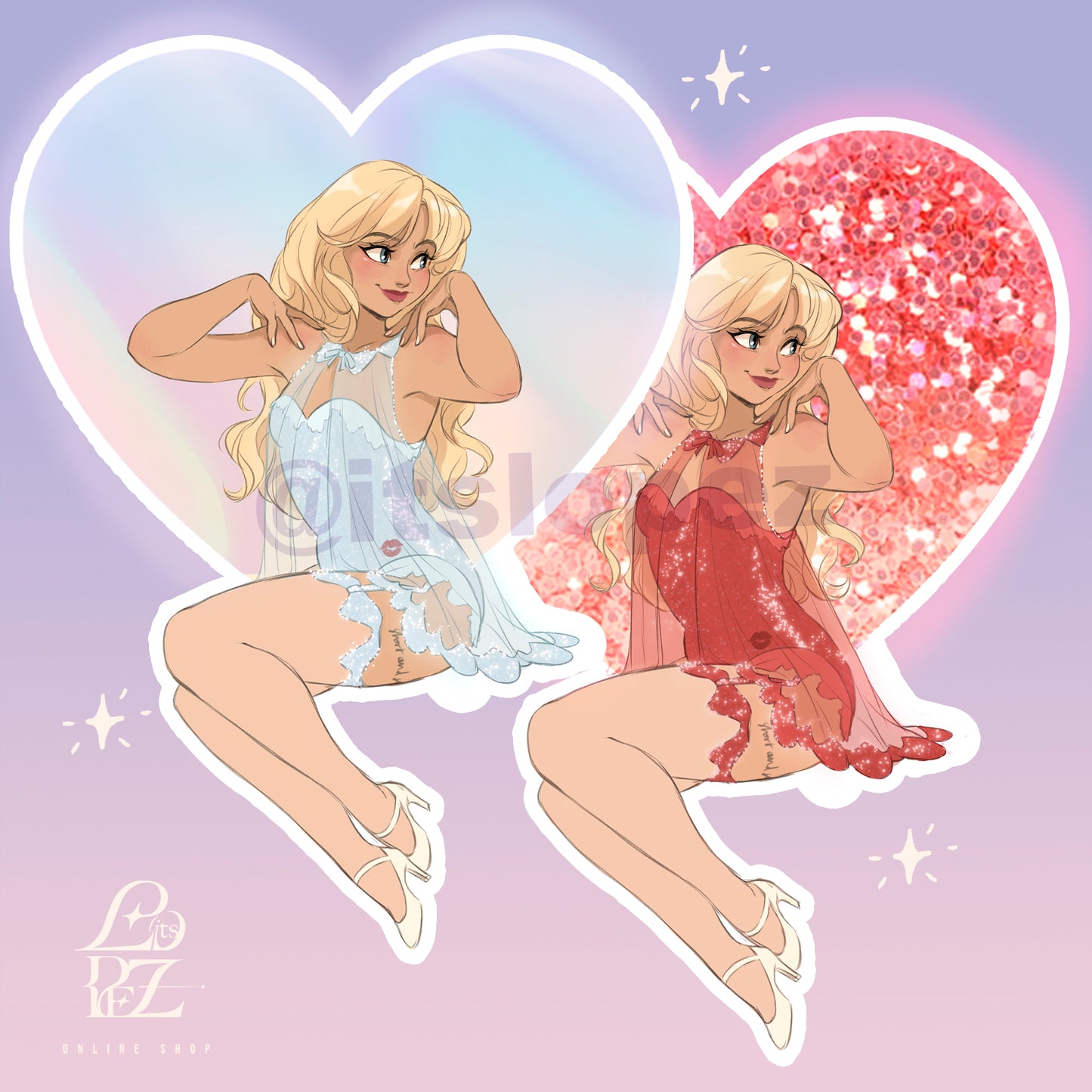 ✧ Sabrina Carpenter "Holo & Glitter" STICKERS ✧