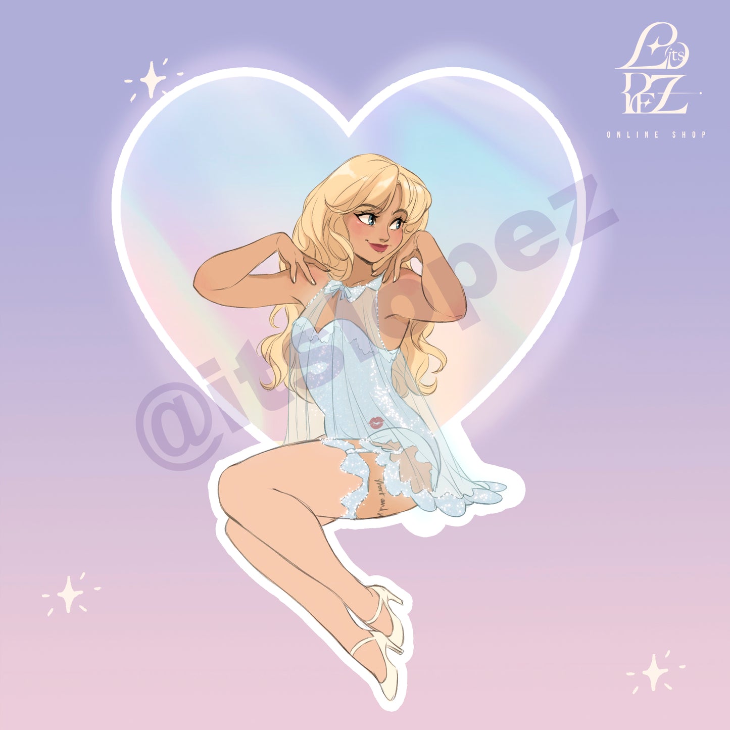 ✧ Sabrina Carpenter "Holo & Glitter" STICKERS ✧