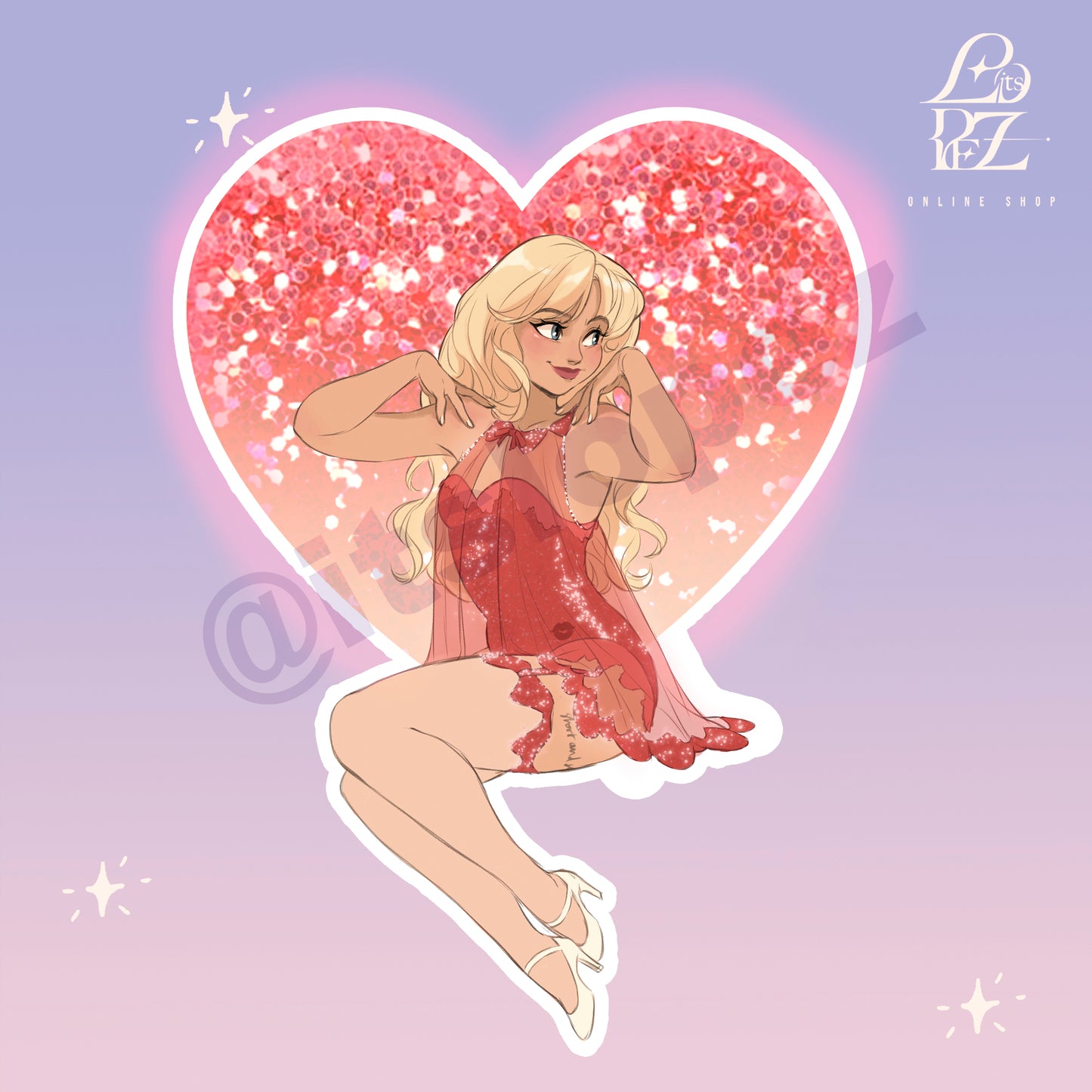 ✧ Sabrina Carpenter "Holo & Glitter" STICKERS ✧