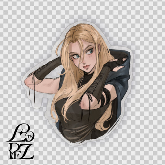 ✧ Celaena TRANSPARENT STICKER ✧