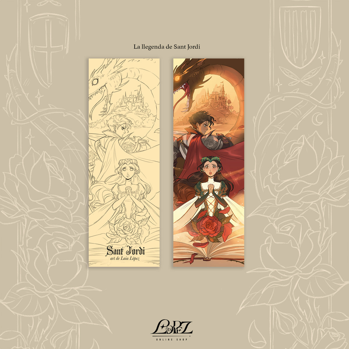 ✧ Sant Jordi bookmarks ✧