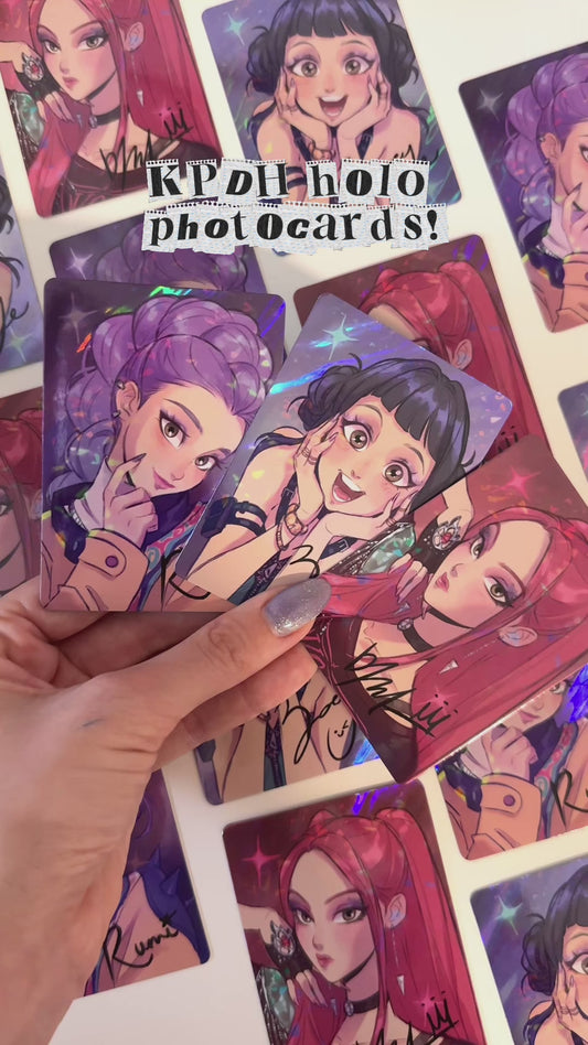 ✧ K-Pop Demon Hunters PHOTOCARDS + PRINTS ✧