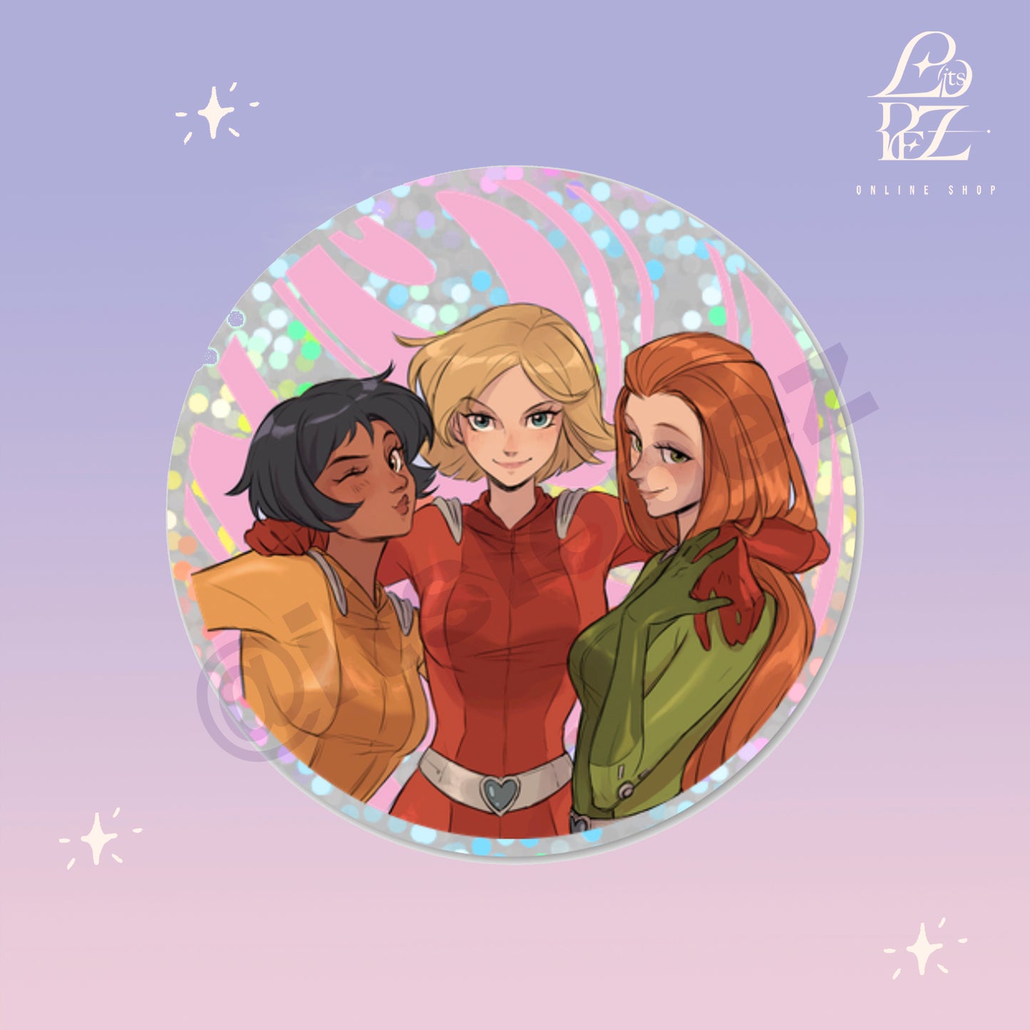 ✧ Totally Spies "Glitter" STICKER ✧
