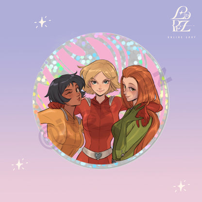 ✧ Totally Spies "Glitter" STICKER ✧